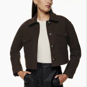 Aritzia Wilfred Free Cropped Ganna Jacket